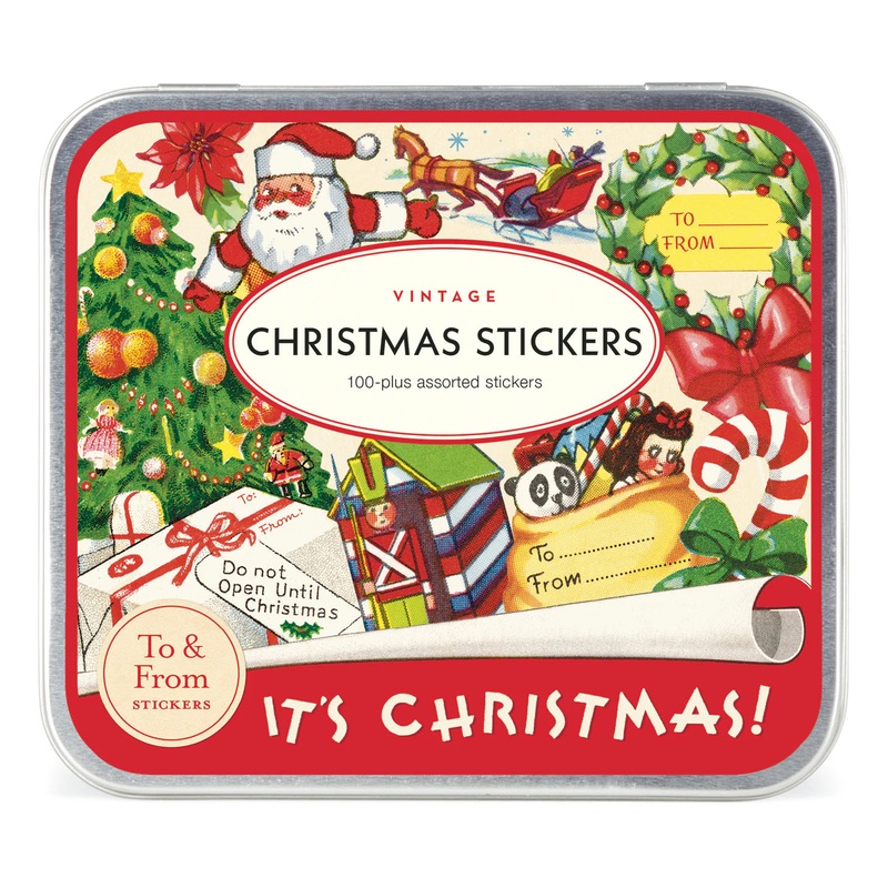 Cavallini – Vintage Stickers – Christmas