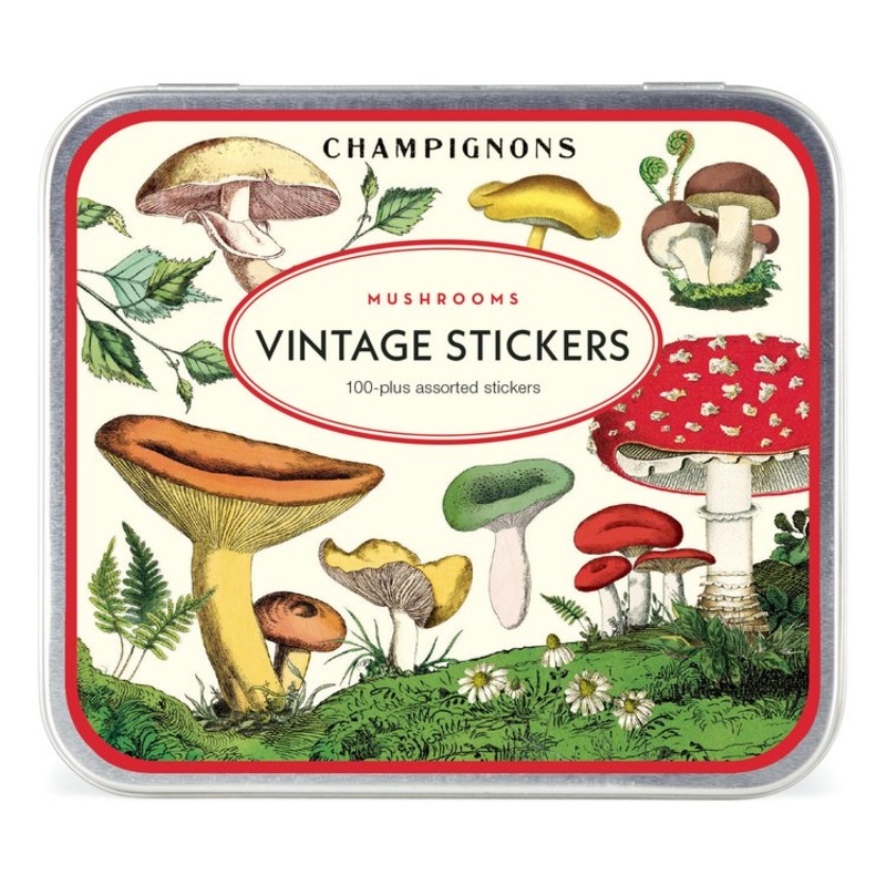 Cavallini – Vintage Stickers – Mushrooms