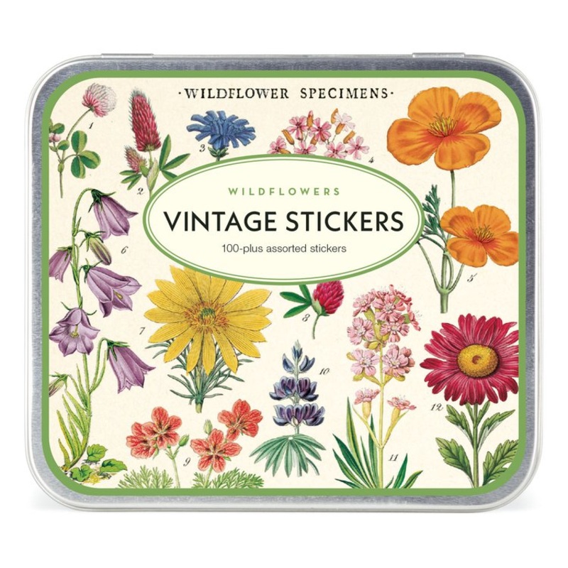 Cavallini – Vintage Stickers – Wildflowers