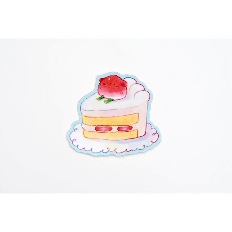 LAZI SOOZ Strawberry Cake Sticker