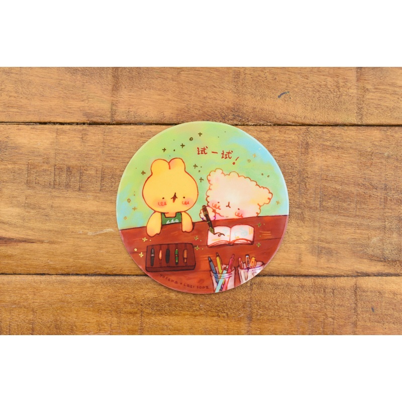 LAZI SOOZ x  – “Try it Out!” Foil Stamping Sticker