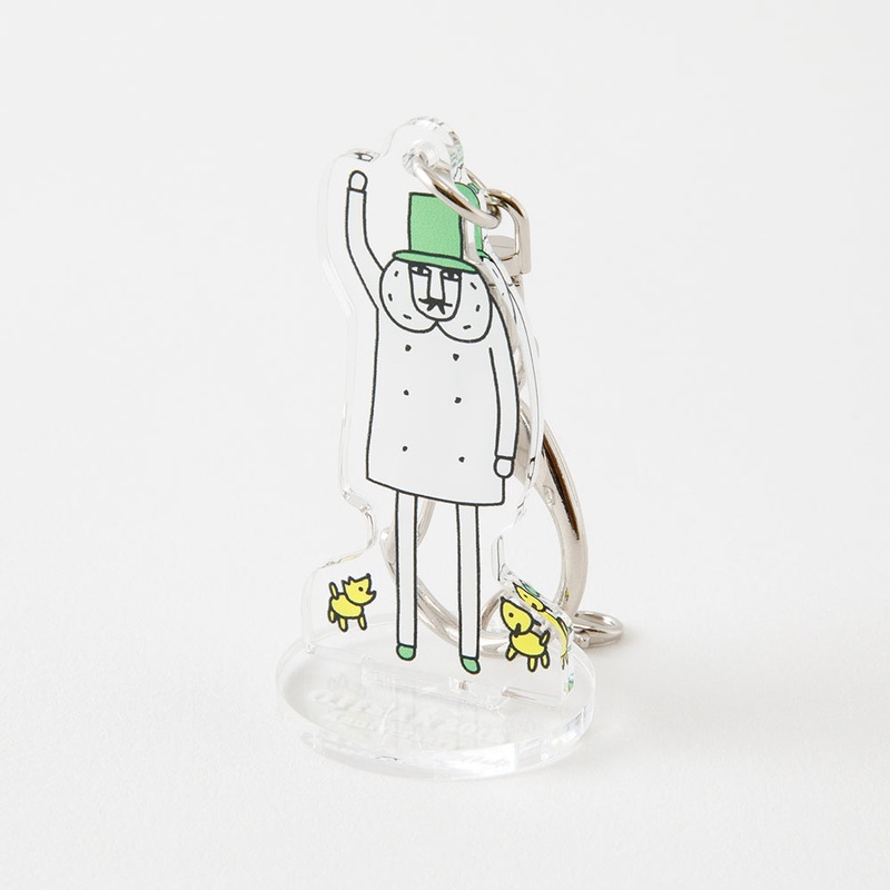 Midori Ojisan 30th Anniversary Acrylic Keychain – Hi!