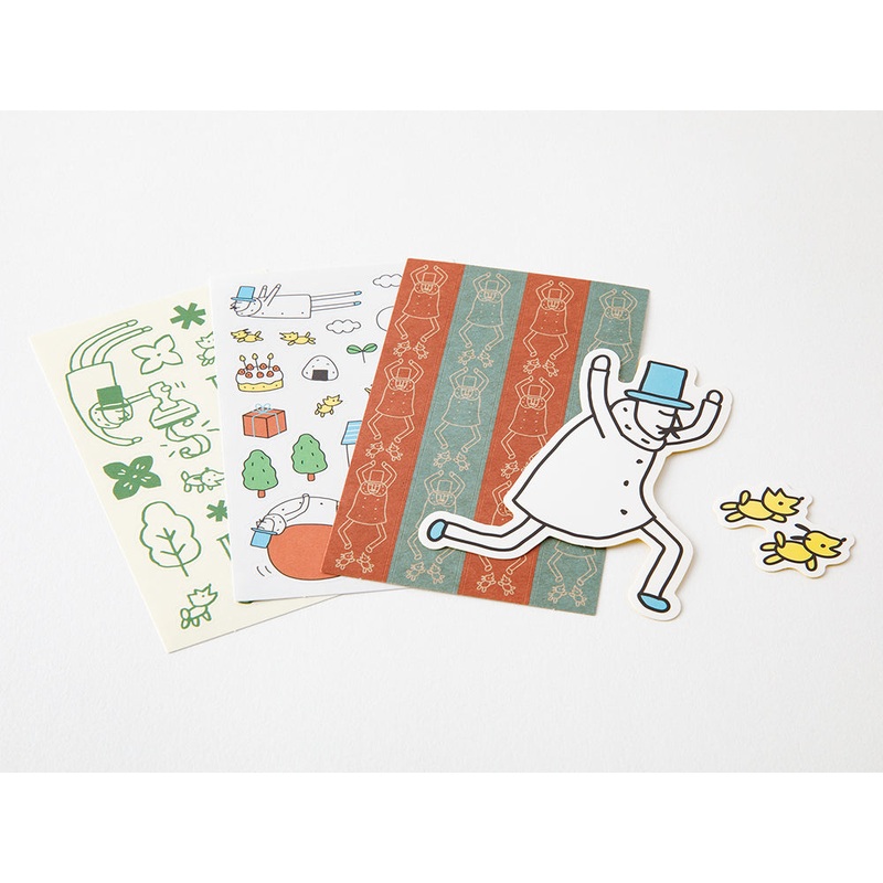 Midori Ojisan 30th Anniversary Decoration Sticker – B