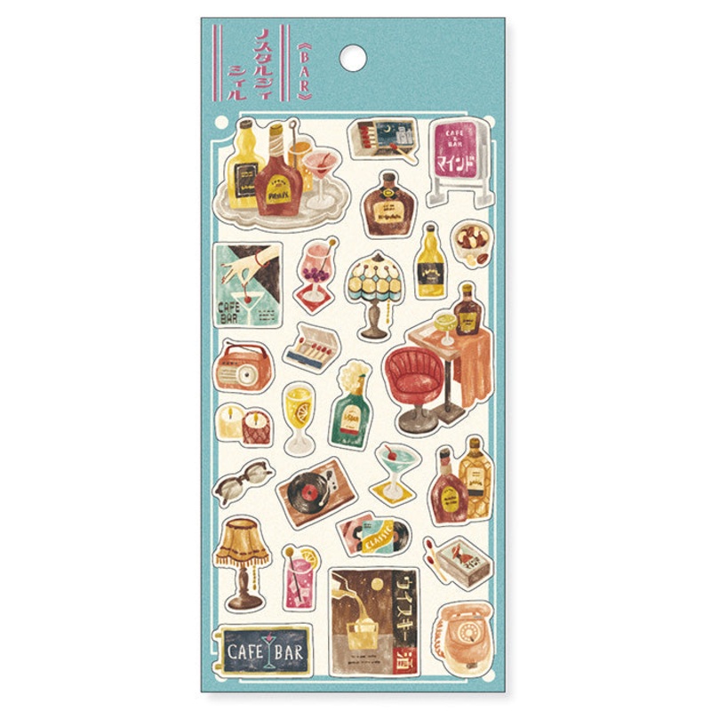 Mind Wave – Nostalgia Mill Sticker Sheet – Bar