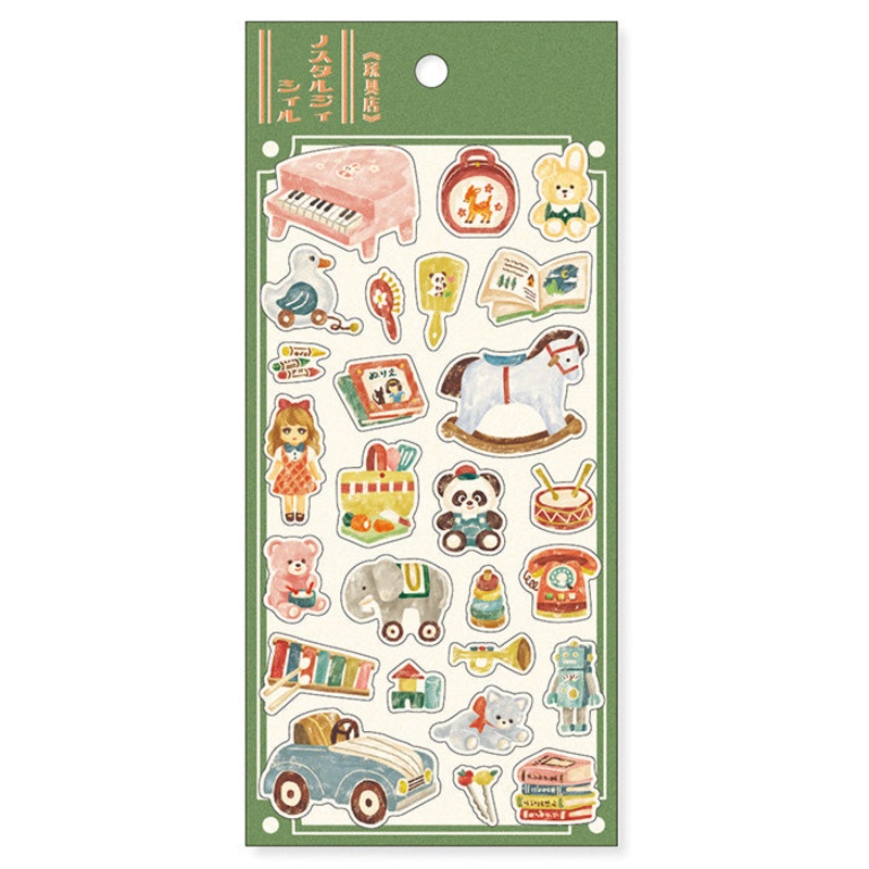 Mind Wave – Nostalgia Mill Sticker Sheet – Toy Store