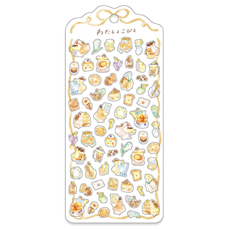 Mind Wave – Watashi to Kobito Sticker Sheet – Beige