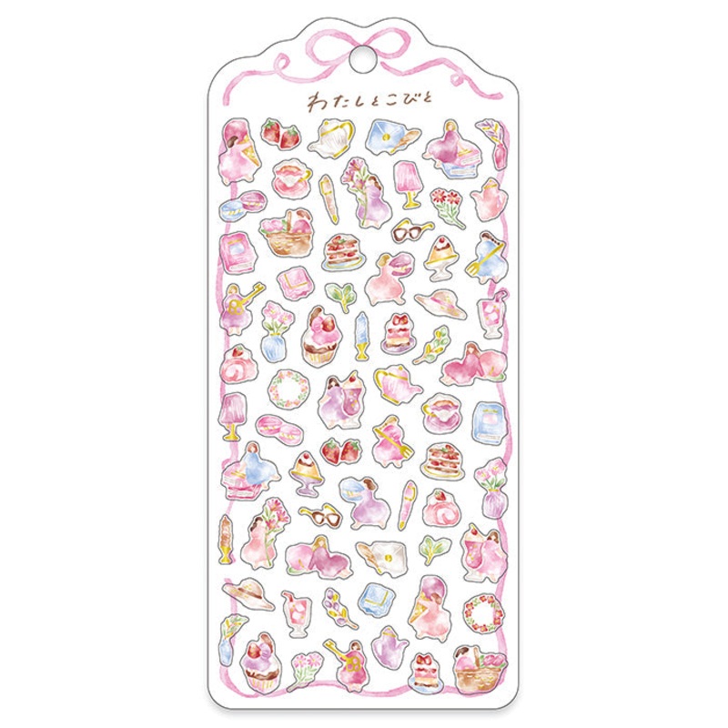 Mind Wave – Watashi to Kobito Sticker Sheet – Pink
