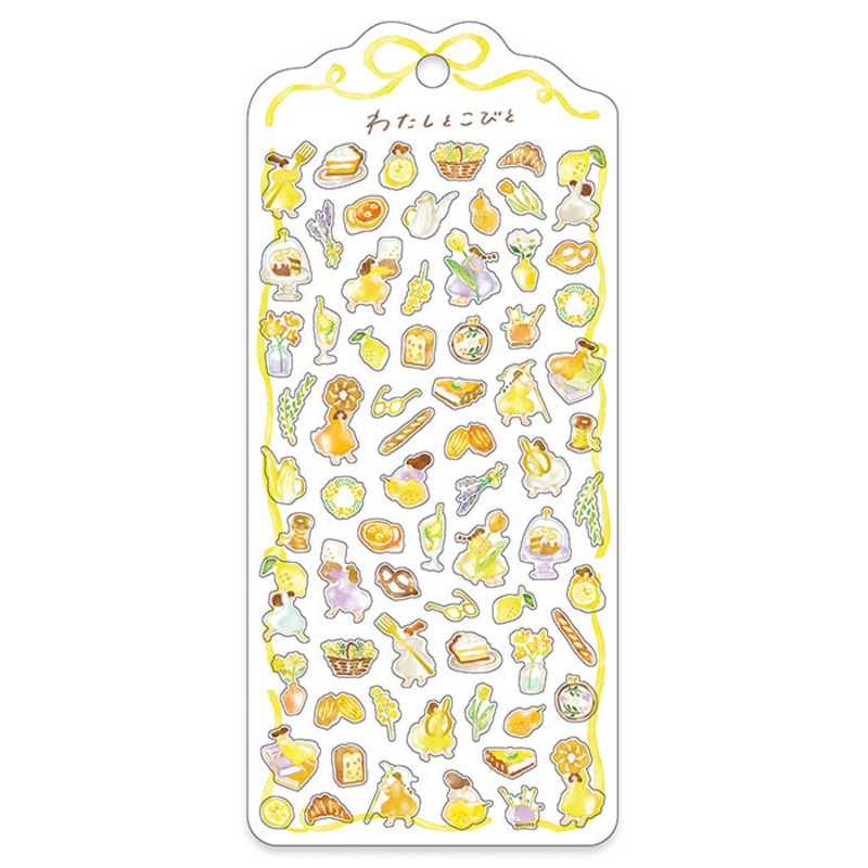 Mind Wave – Watashi to Kobito Sticker Sheet – Yellow