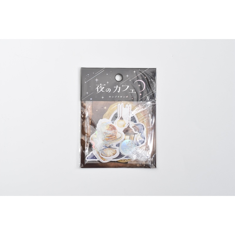 Q-Lia Starry Sky Flake Sticker – Night Cafe
