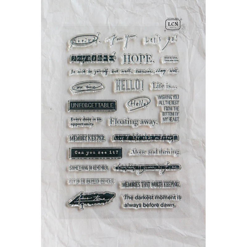 LCN Clear Stamp – Sentence – Vol. 3
