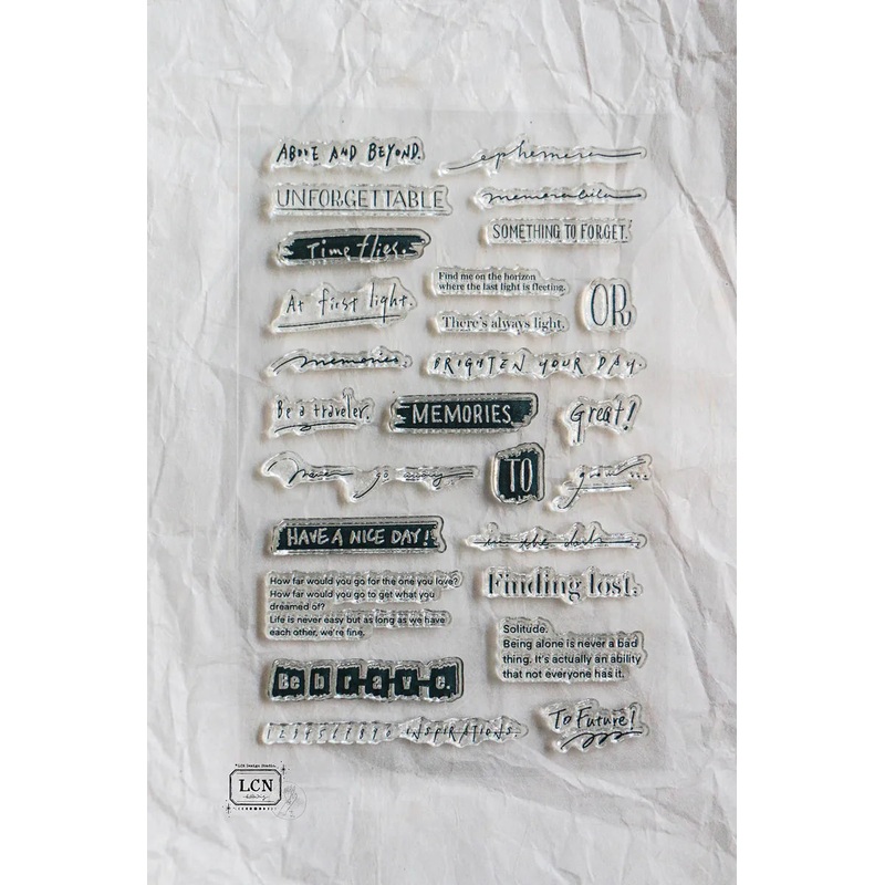 LCN Clear Stamp – Sentence – Vol. 4