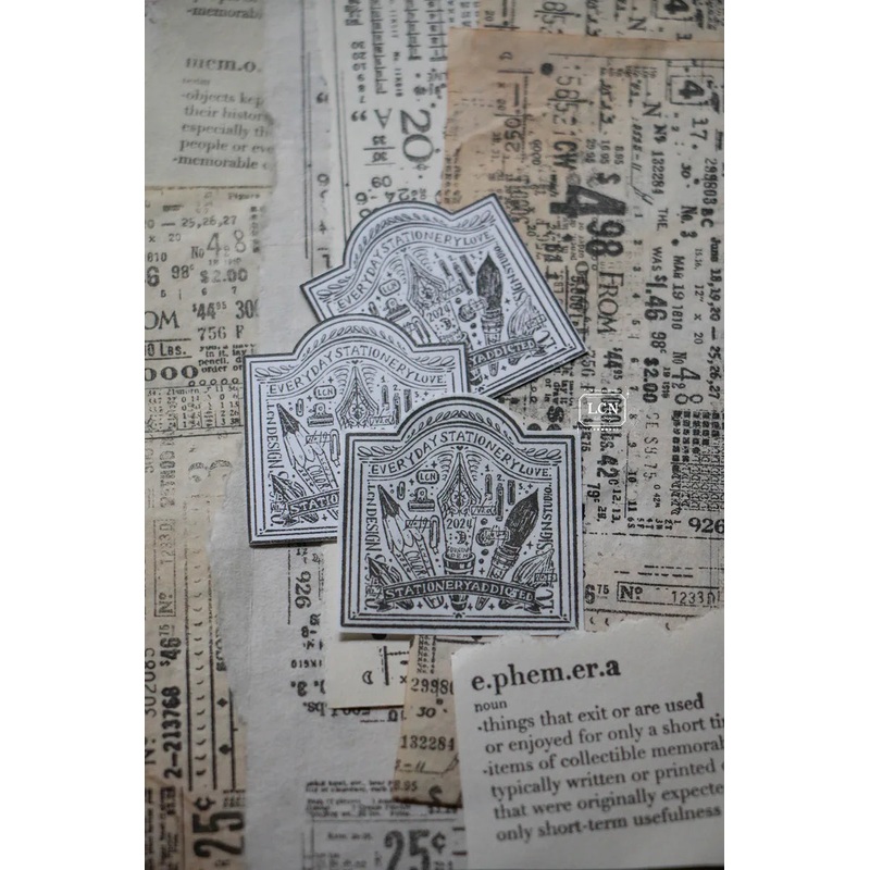 LCN Wooden Rubber Stamp – Signboard: Pen
