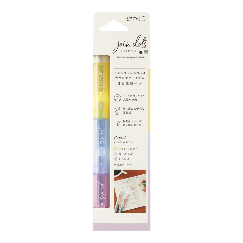 Midori Connecting Pen Join Dots – Pastel