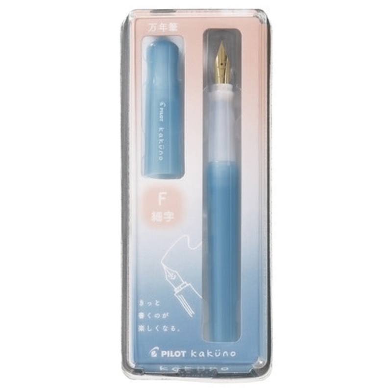 Pilot Kakuno Fountain Pen – Madoromi Color Series – Drowsy Light Blue
