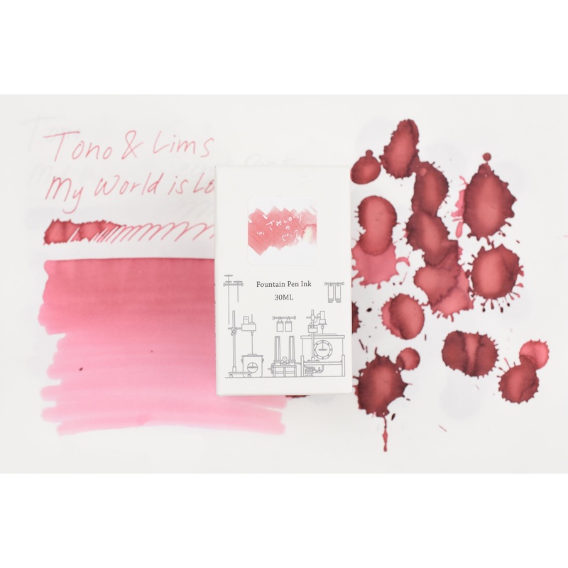 Tono & Lims Ink Bottle – Friendship –  (My World Is Lonely Pink) – 30ml