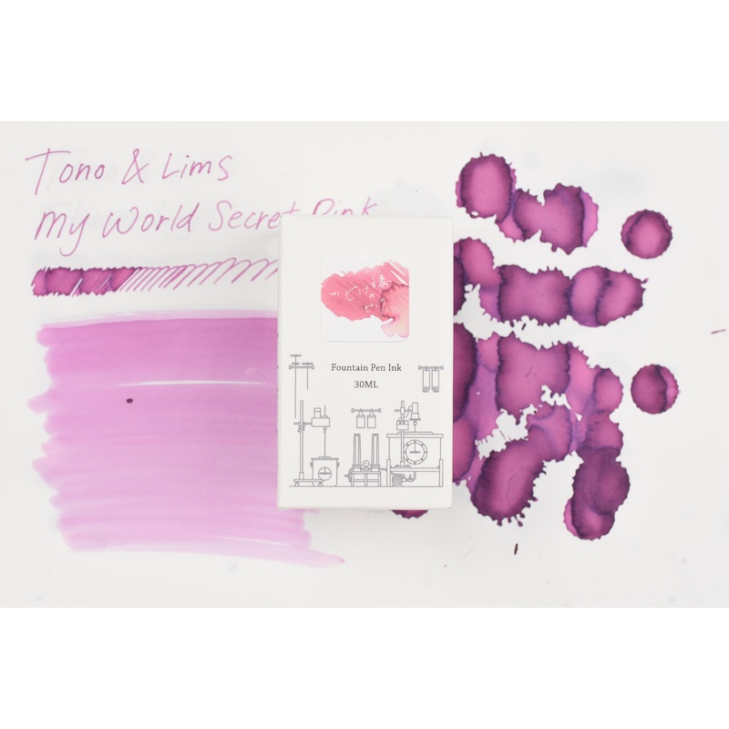 Tono & Lims Ink Bottle – Friendship – (My World Secret Pink) – 30ml