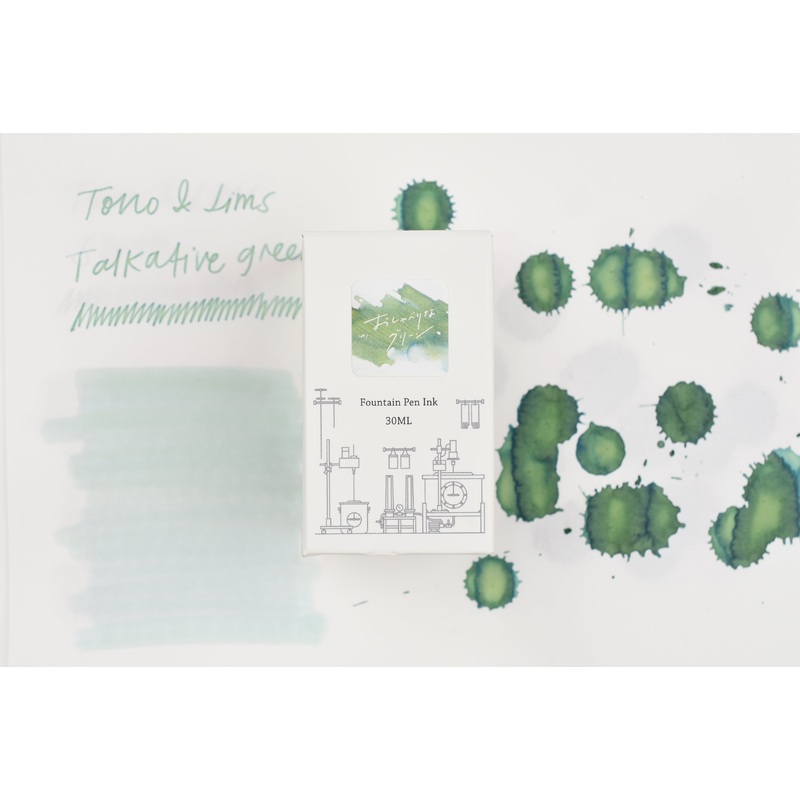 Tono & Lims Ink Bottle – Friendship –  (Talkative Green) – 30ml