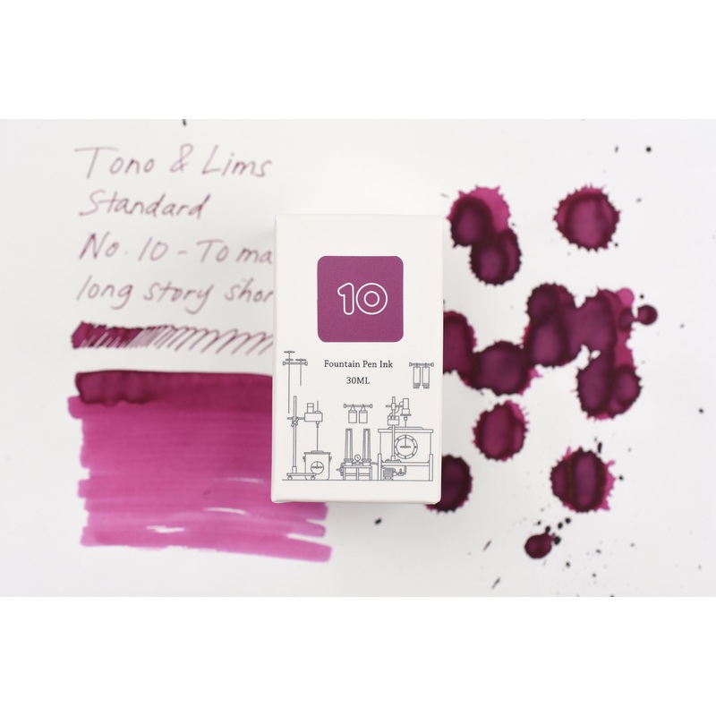 Tono & Lims Ink Bottle – Standard – No. 10 – To make a long story short – 30ml