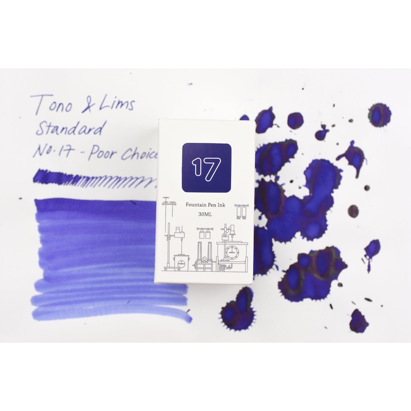 Tono & Lims Ink Bottle – Standard – No. 17 – Poor Choice of Words – 30ml