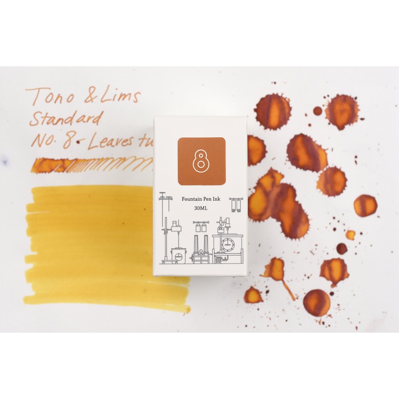 Tono & Lims Ink Bottle – Standard – No. 8 – Leaves turn Yellow – 30ml