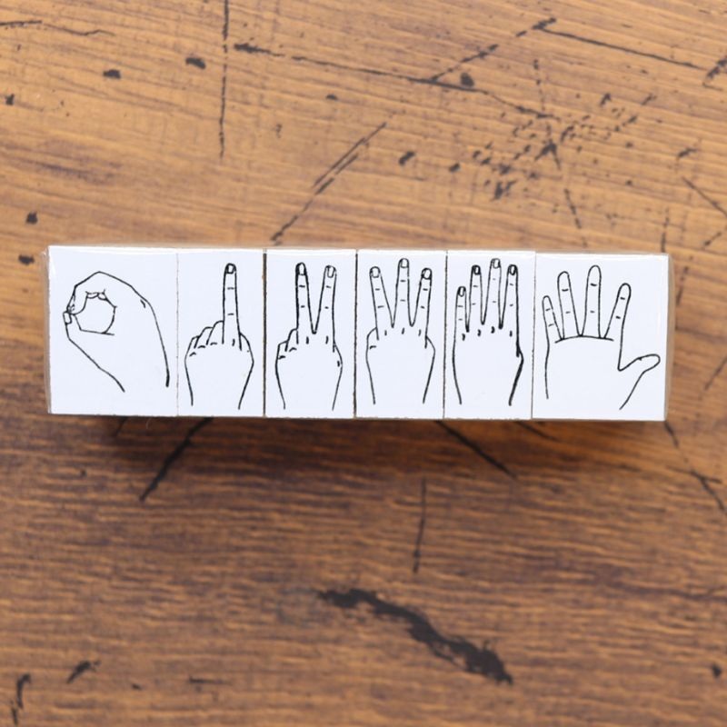 36 Sublo  Shiho Hoshino Hand Number Rubber Stamp – In-store Only