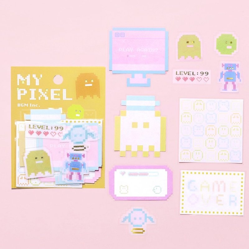BGM Flake Sticker – My Pixel – Play A Game
