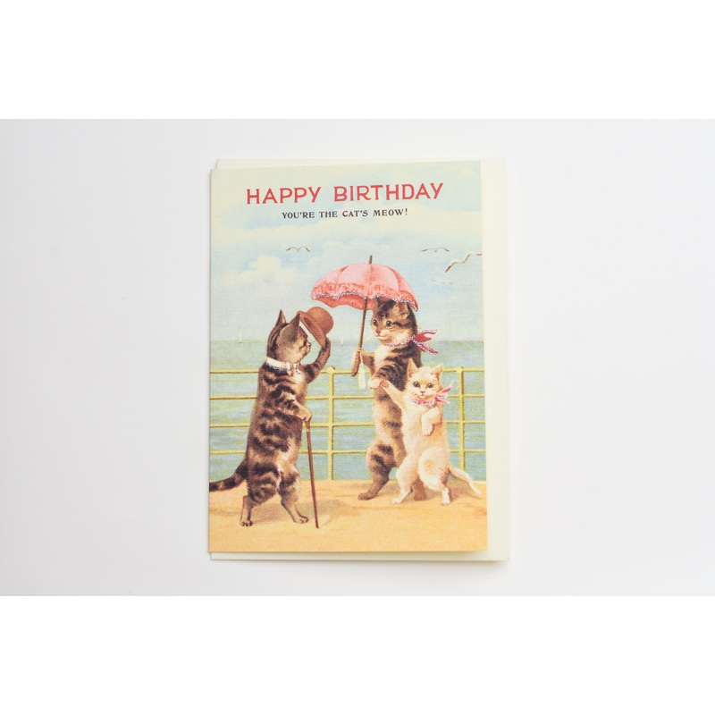 Happy Birthday Cat’s Meow Greeting Card