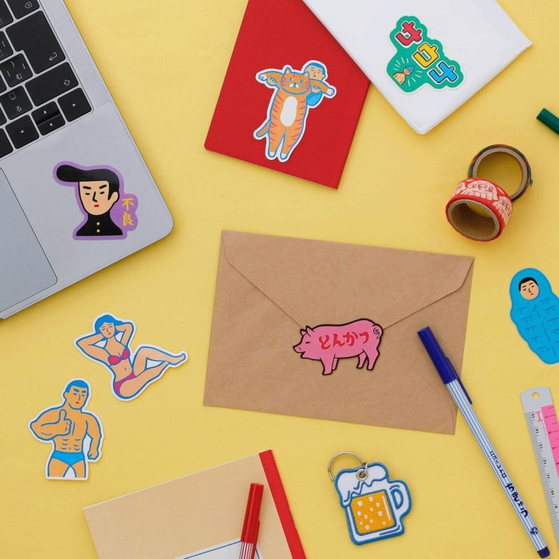 Hightide Die Cut Stickers – New Retro