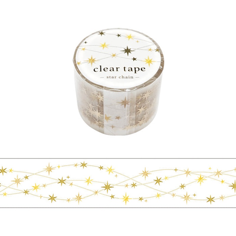 Mind Wave Clear Tape – Foil Stamping – Star Chain