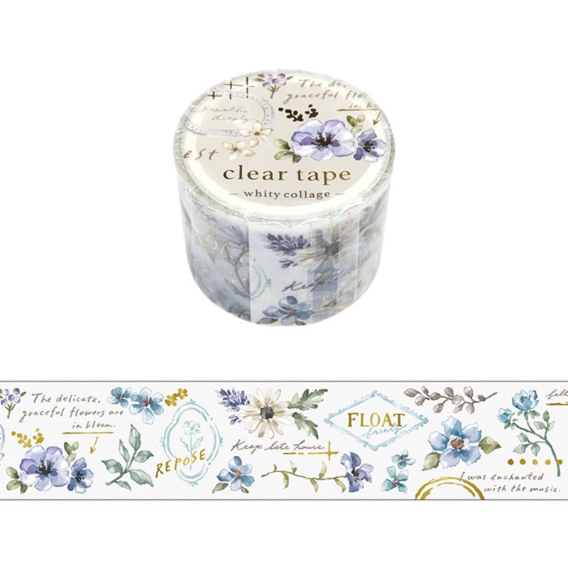 Mind Wave Clear Tape – Foil Stamping – Whity Collage