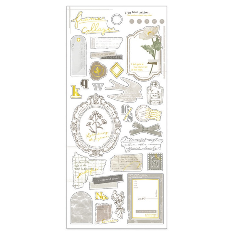 Mind Wave Sticker Sheet – Frame Collage – Gray