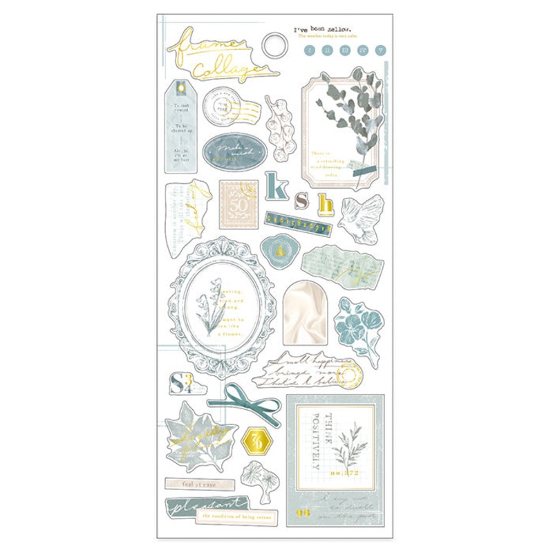 Mind Wave Sticker Sheet – Frame Collage – Green