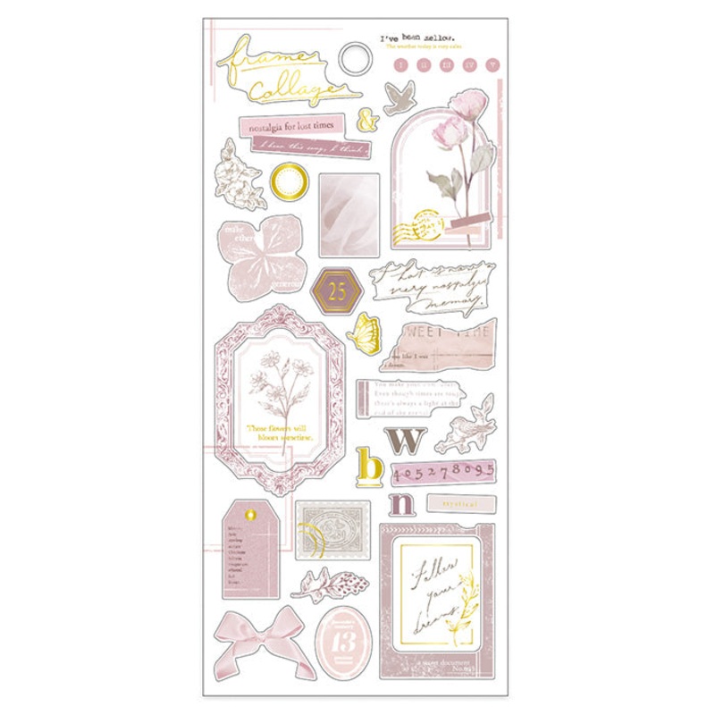 Mind Wave Sticker Sheet – Frame Collage – Pink