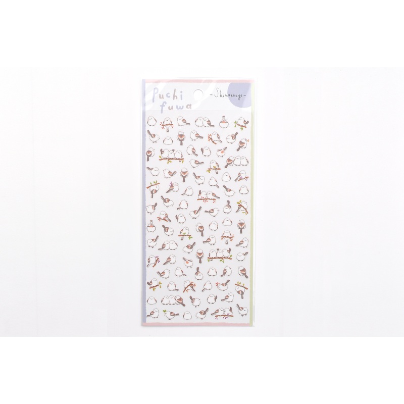Mind Wave – Tiny Puffy Sticker – Shimaenaga (Snow Fairy Bird)