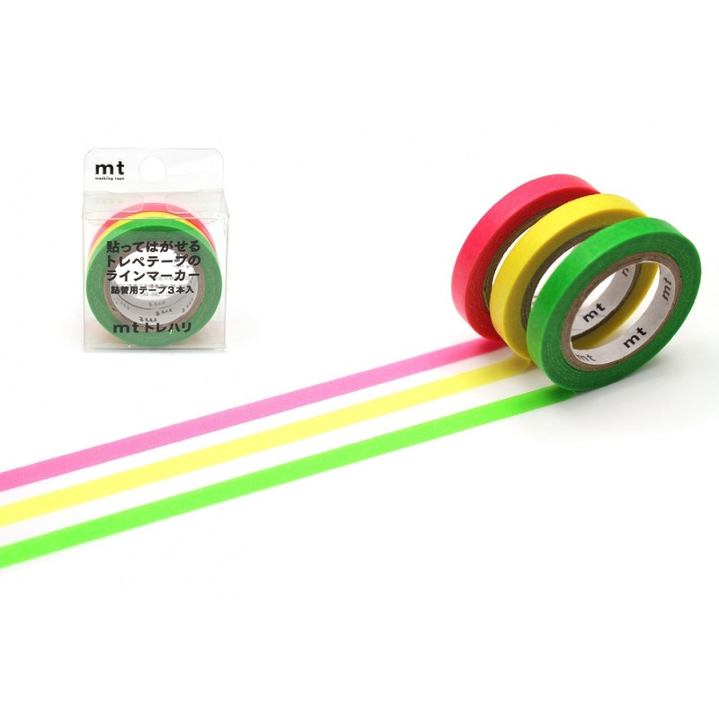 mt Slim Washi Tape – Trehari Refill – Set C
