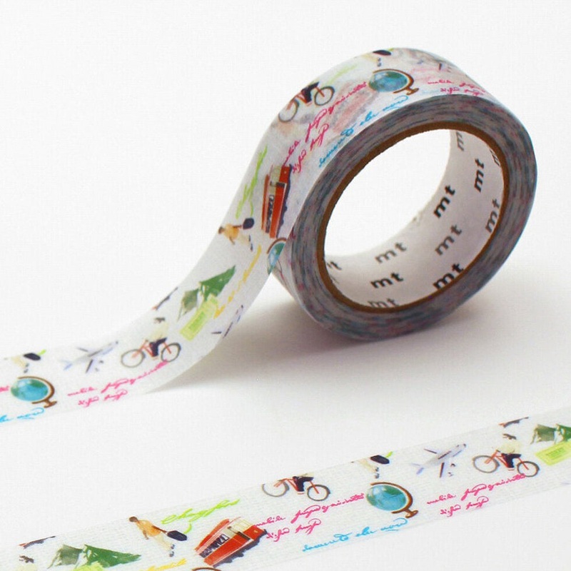 mt Washi Tape – ex – world languages and illustrations
