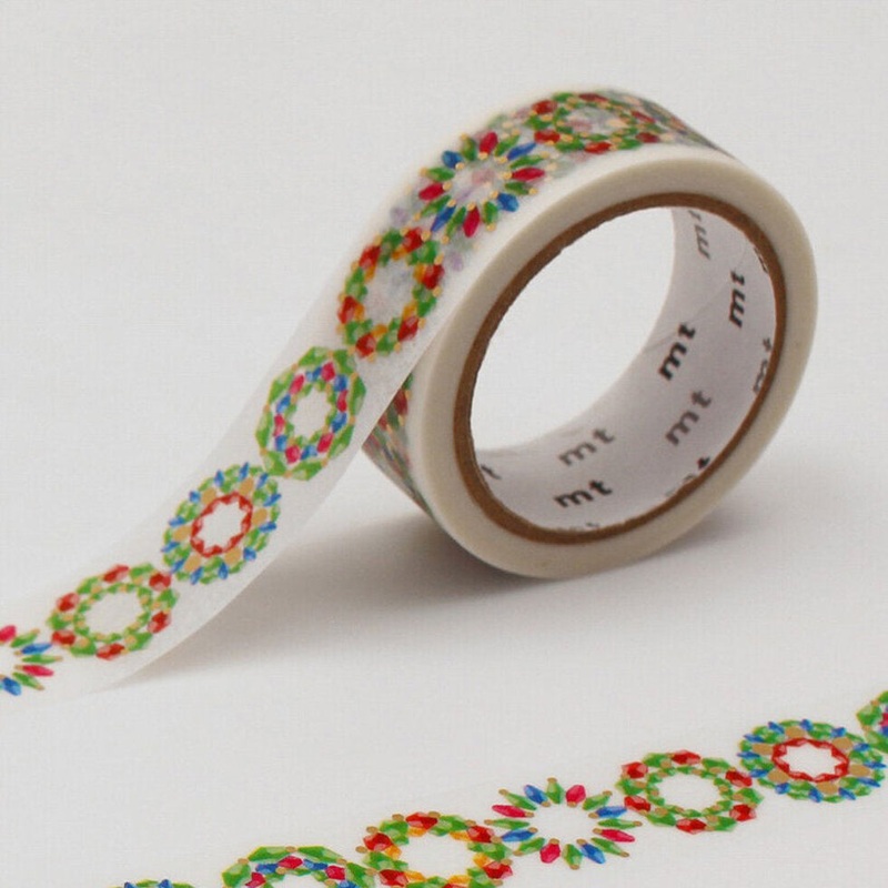 mt Washi Tape – Merry Christmas – Beads