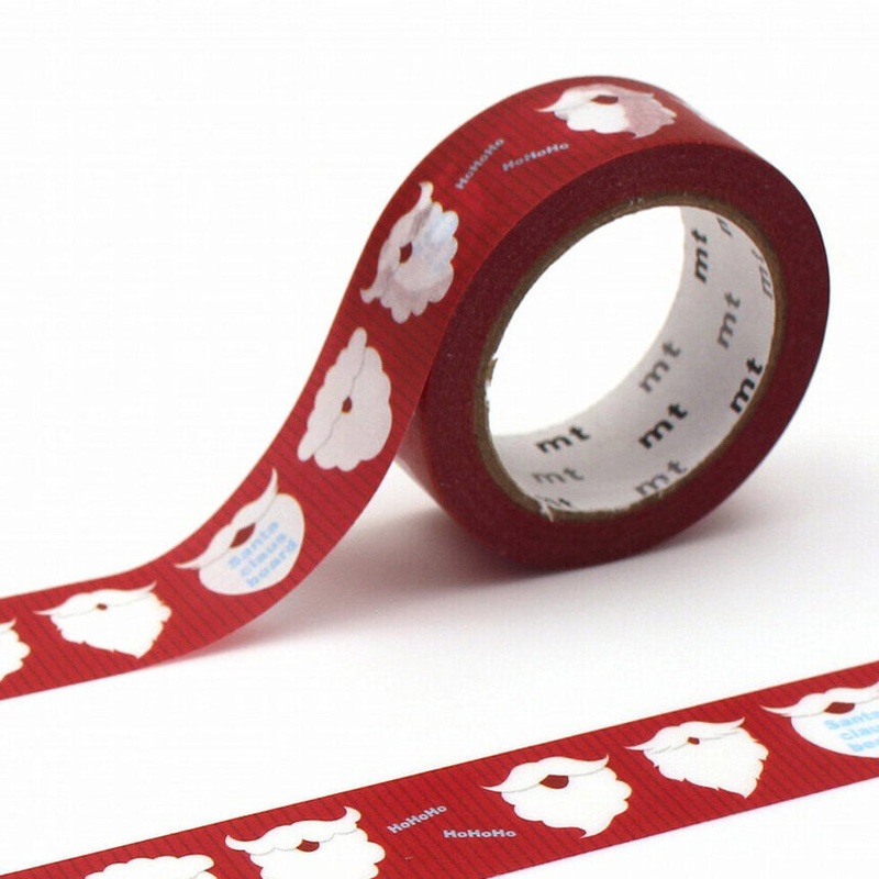 mt Washi Tape – Merry Christmas – Santa beard