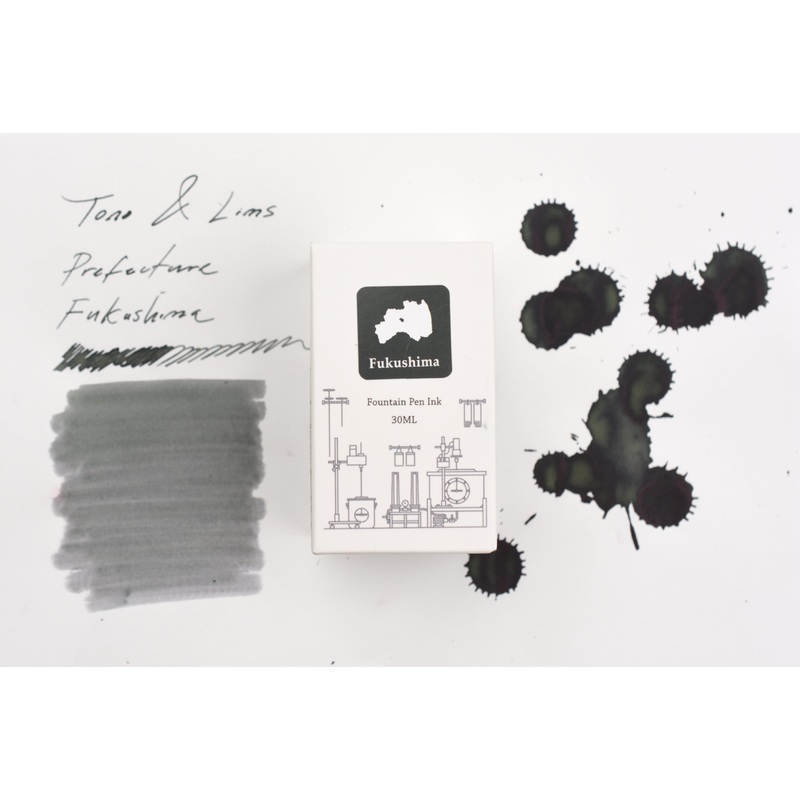Tono & Lims Ink Bottle – Prefecture –  Fukushima / Unshaken Conviction – 30ml