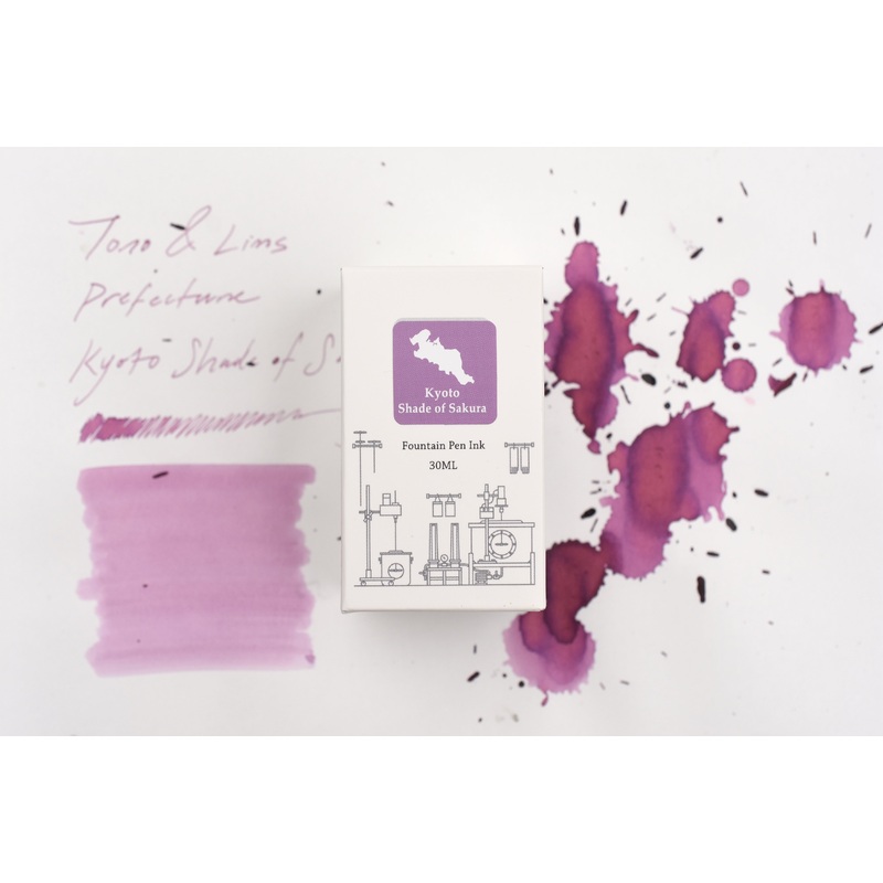 Tono & Lims Ink Bottle – Prefecture – Kyoto / Shade of Sakura – 30ml