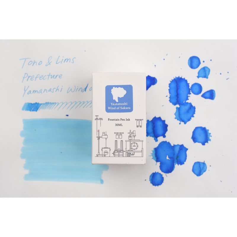 Tono & Lims Ink Bottle – Prefecture – Yamanashi / Wind of Sakura – 30ml