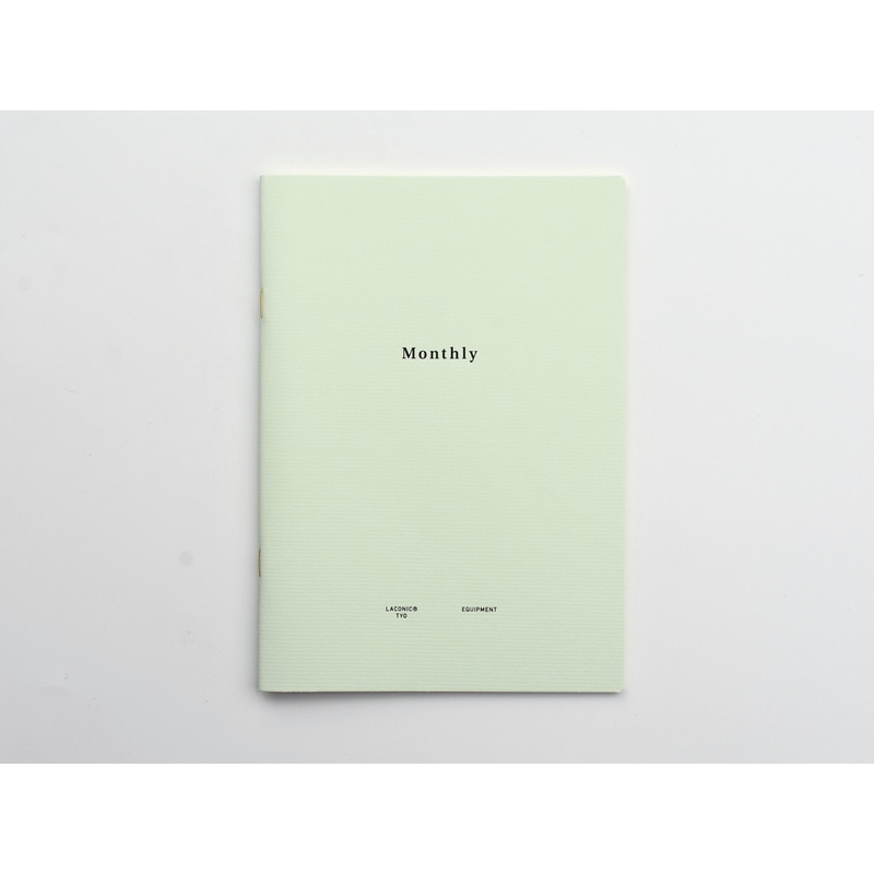 Laconic Style Notebook – Monthly – A5