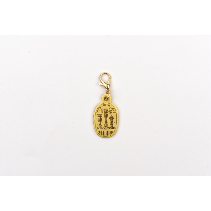 LCN Brass Charm – Seal with Love