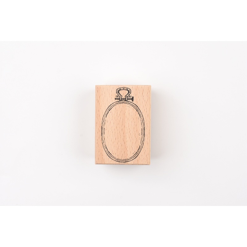LCN Wooden Rubber Stamp – Embroidery Hoop