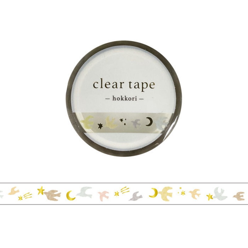 Mind Wave Clear Tape – Hokkori Series – Bird