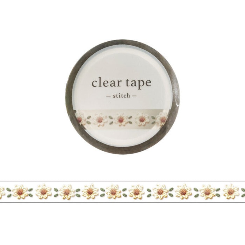 Mind Wave Clear Tape – Stitch Series – Hana (Flower) 4