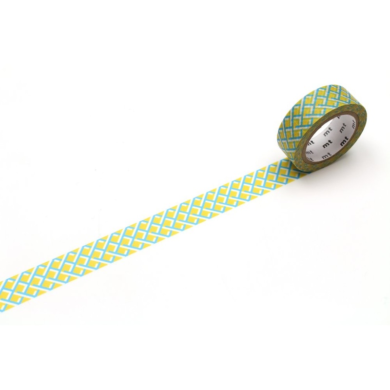 mt deco Washi Tape – mesh yellow