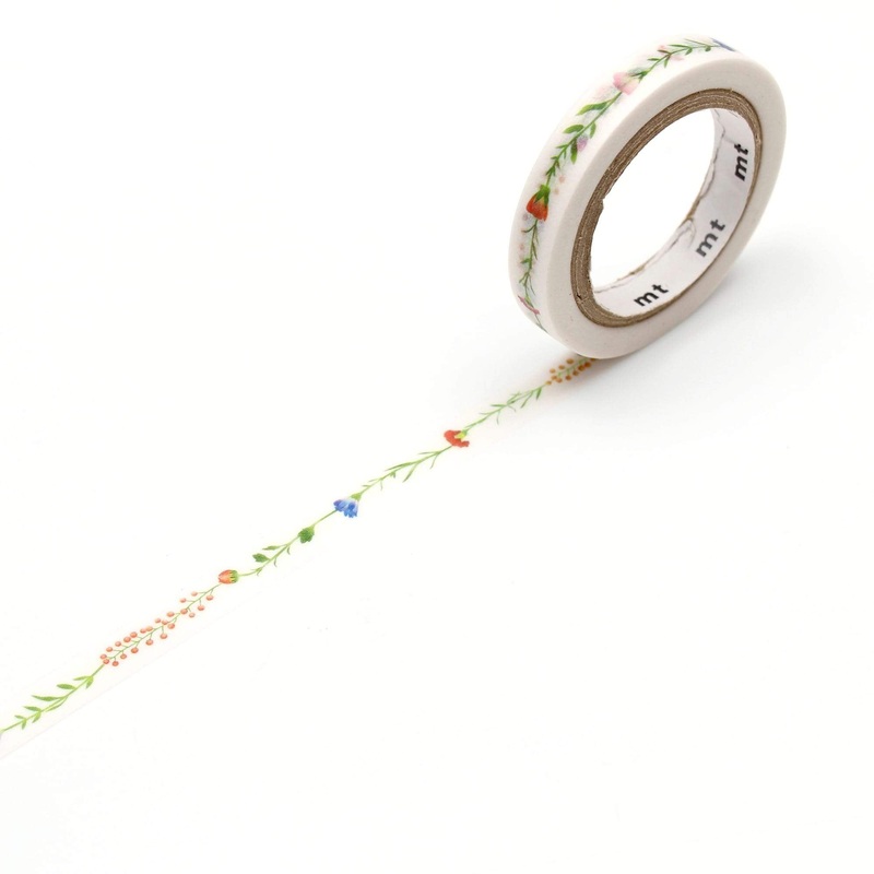 mt Washi Tape – Flower Line