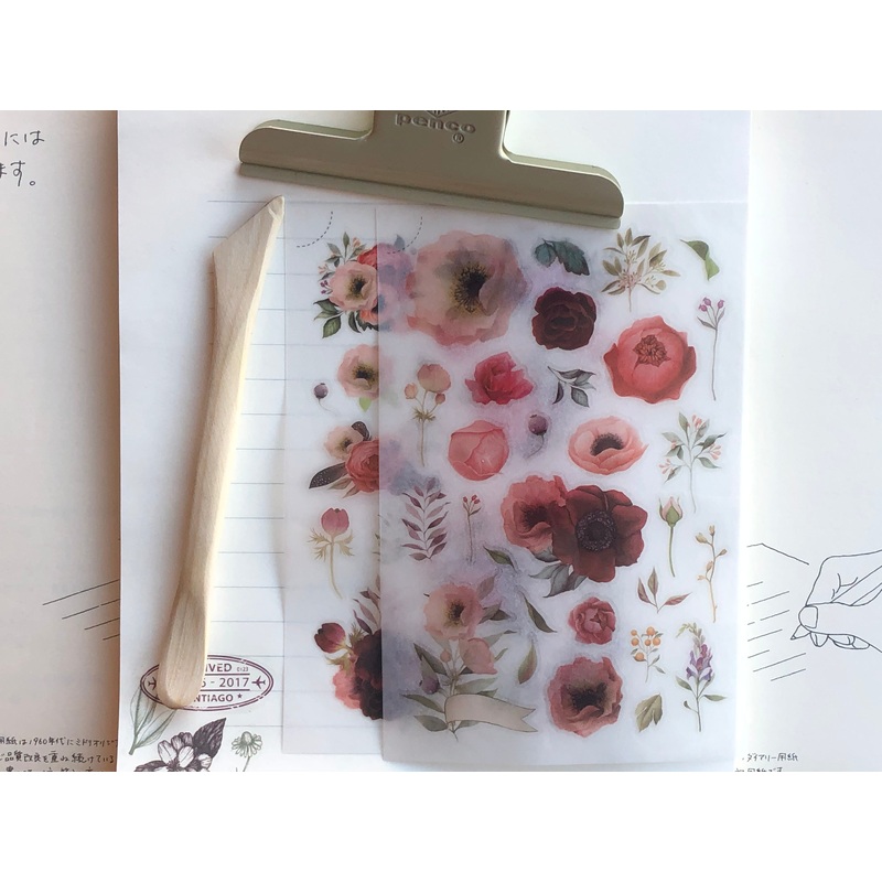 MU Print-On Stickers – Blushing Maroons – #54