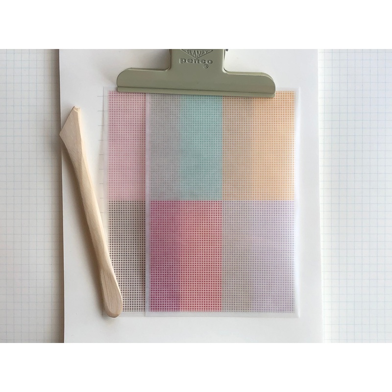 MU Print-On Stickers – Dot Grid – #61